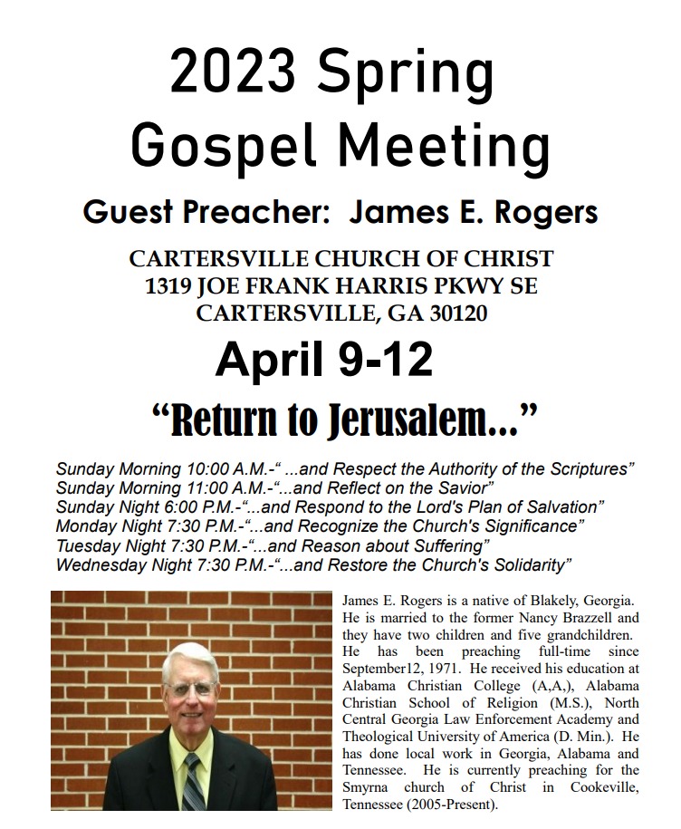 2023 Spring Gospel Meeting